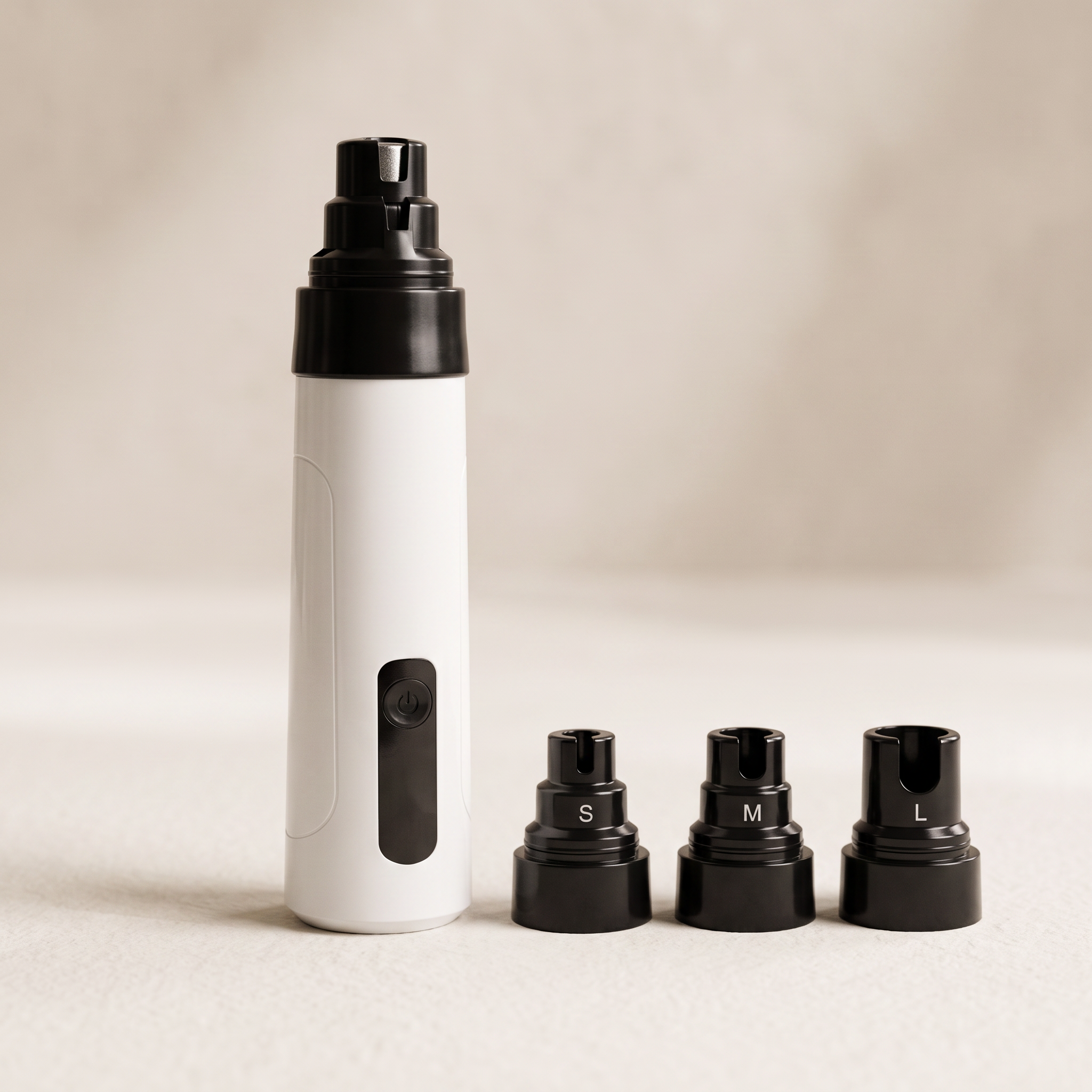 PawFino grinder close-up with safety ports